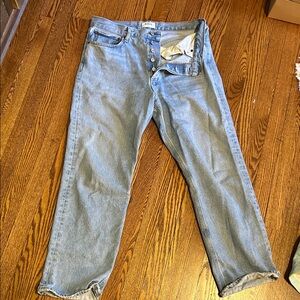 Agolde Womens Denim Jeans in Light Blue.  Worn a handful of times .’
